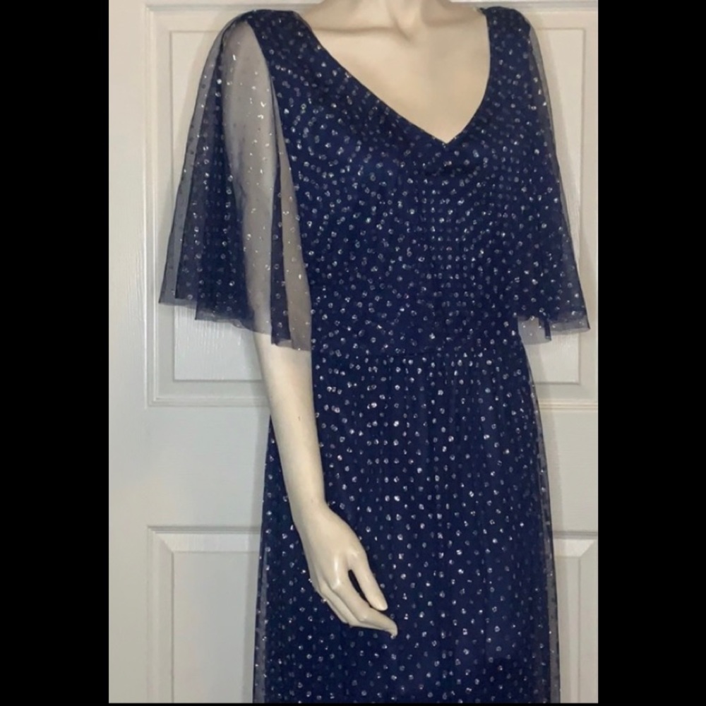 Glitter Dot Mesh Dress